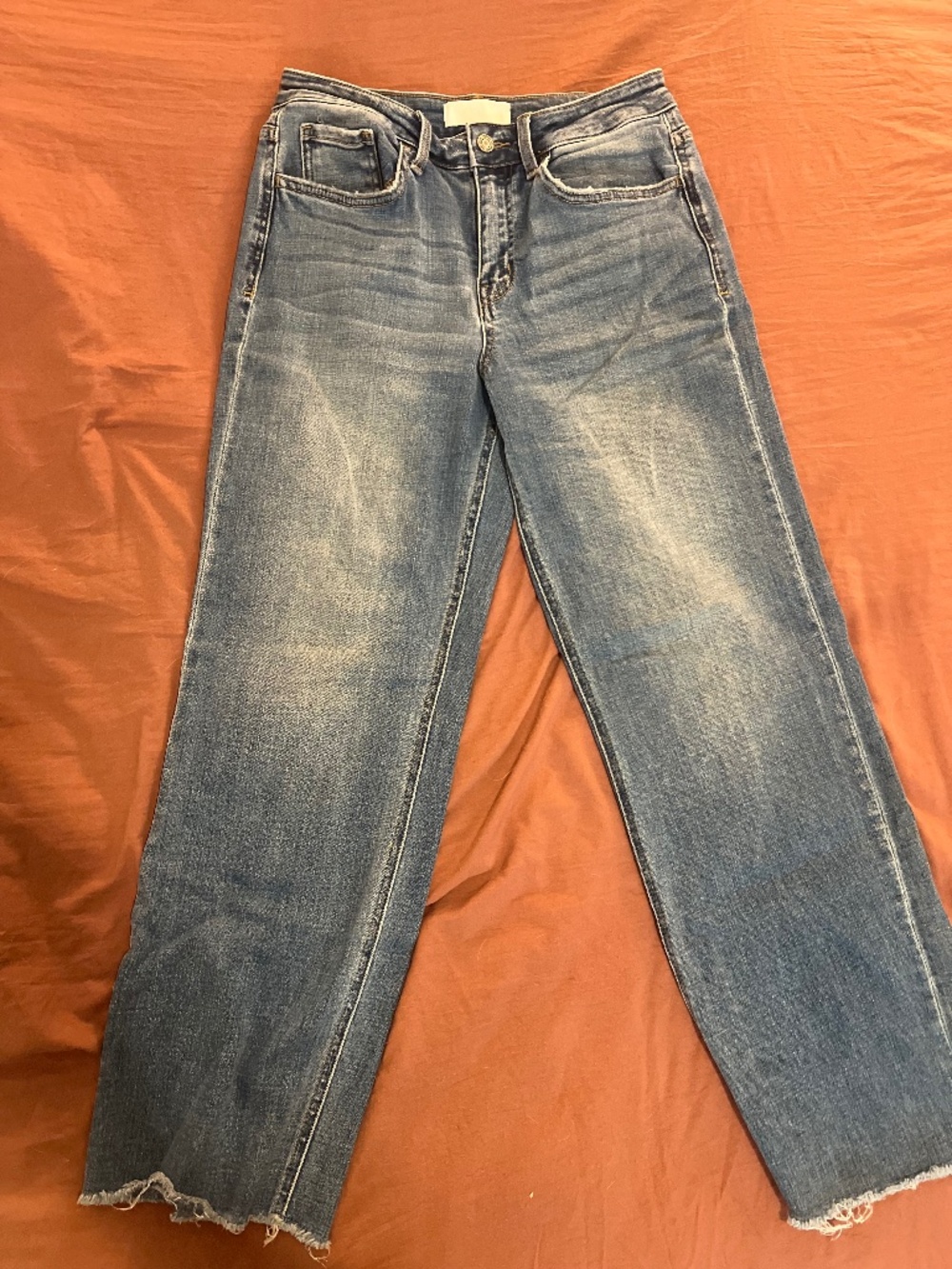 Vervet High Rise Ankle Dad Jeans